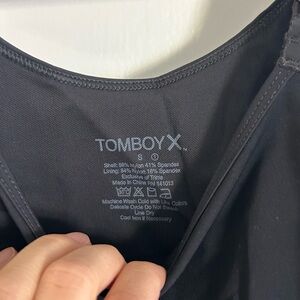 TomboyX Black Compression Plus Adjustable Bra